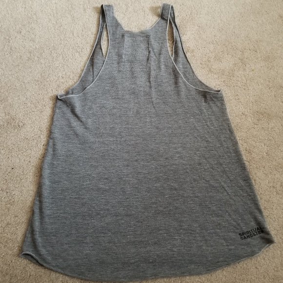 Spiritial Gangster | Grey Racerback Tank: Spanish - Picture 7 of 7